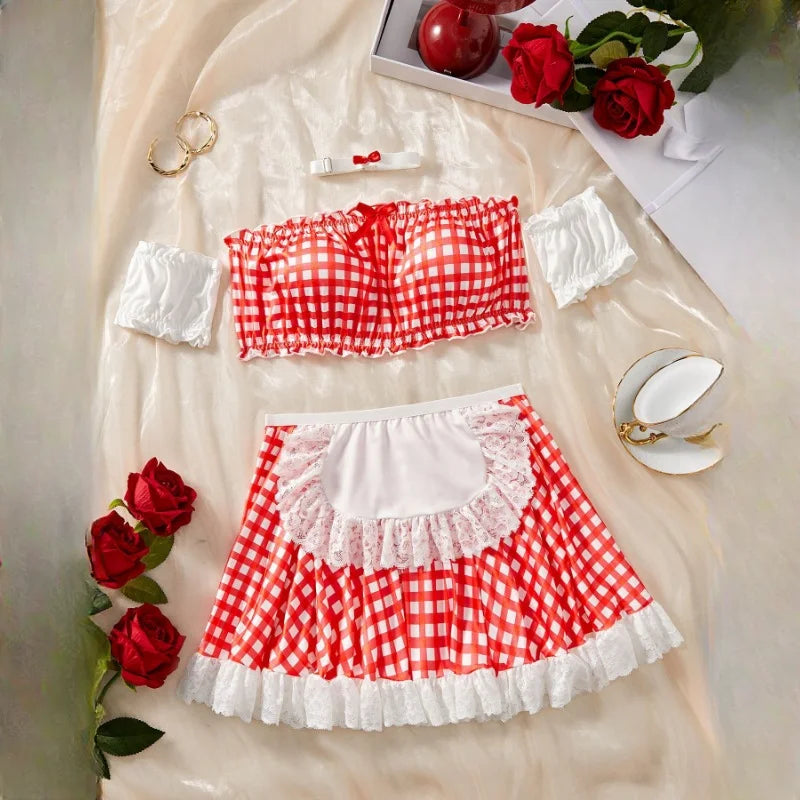 #PB 4-Piece Passionate Lingerie Set - passionbarn.com