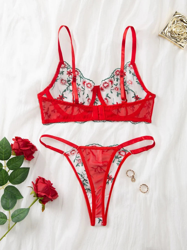#PB Lace Lingerie Fancy Set - passionbarn.com