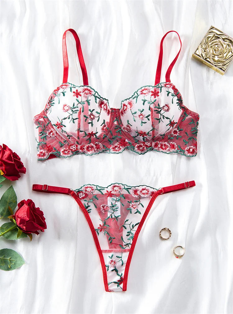 #PB Lace Lingerie Fancy Set - passionbarn.com