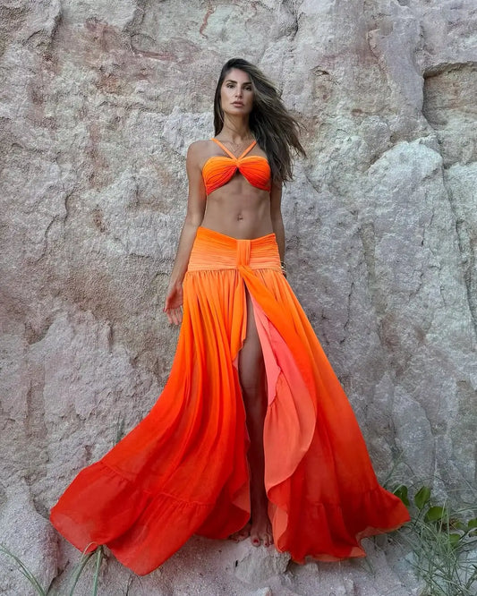 #PB Gradient 3 Piece Bikini
