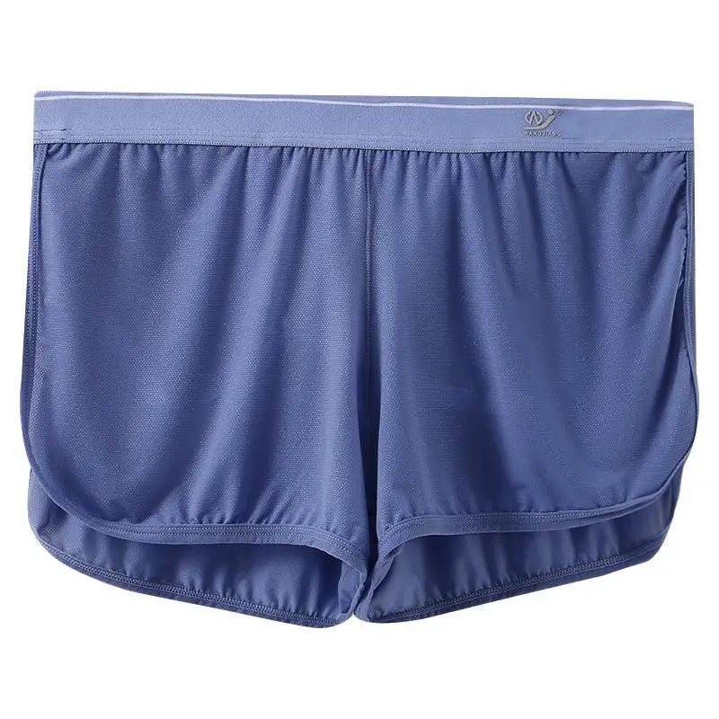 #PB Sleep Bottoms Men Arrow Shorts Ice Silk Mesh Breathable Underwear Boxers Shorts - passionbarn.com
