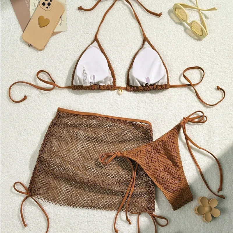 #PB Three-Piece Swimwear