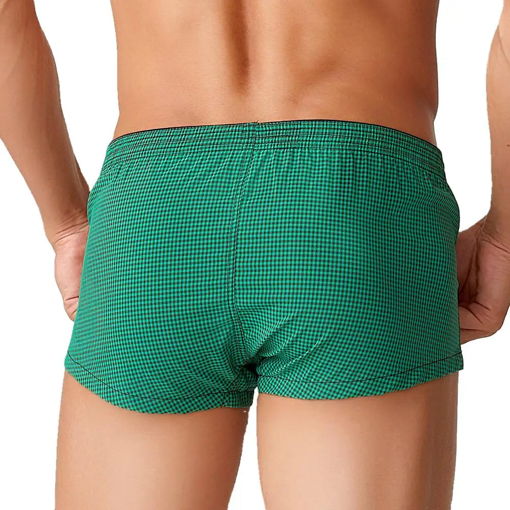 #PB Plaid Shorts Men's Underwear Boxers - passionbarn.com