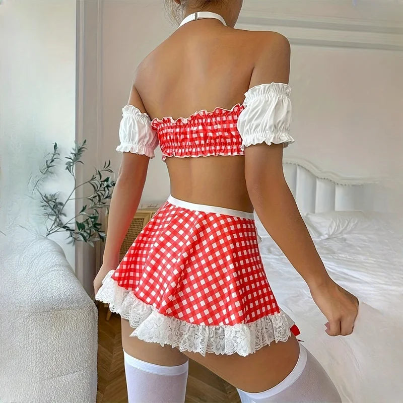 #PB 4-Piece Passionate Lingerie Set - passionbarn.com