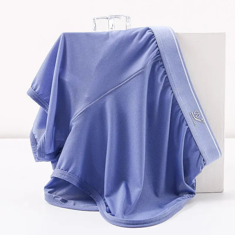 #PB Sleep Bottoms Men Arrow Shorts Ice Silk Mesh Breathable Underwear Boxers Shorts - passionbarn.com