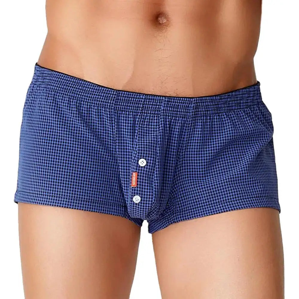 #PB Plaid Shorts Men's Underwear Boxers - passionbarn.com