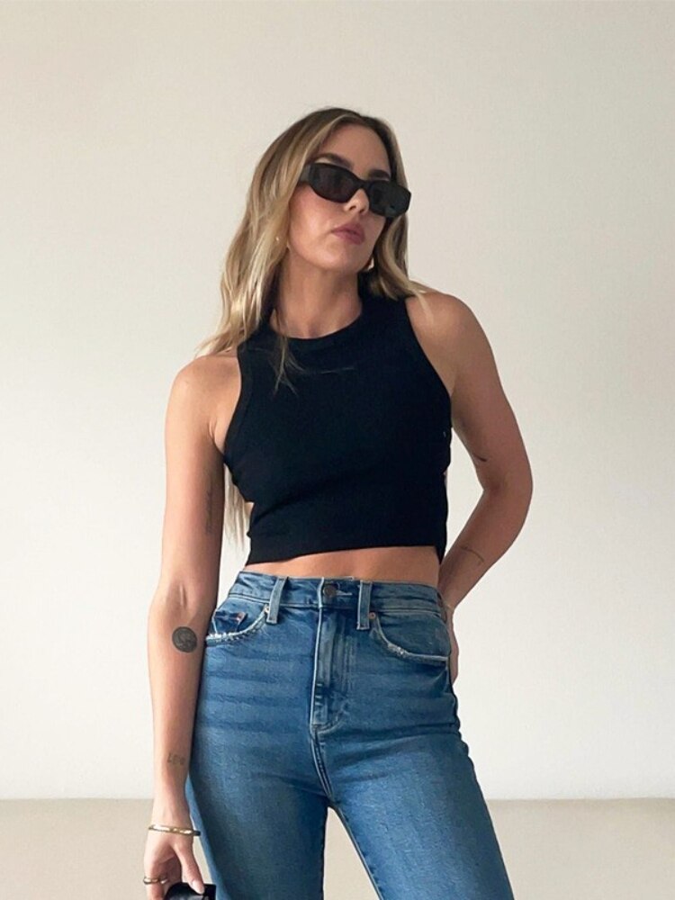 #PB Cut Out Cropped Top - passionbarn.com