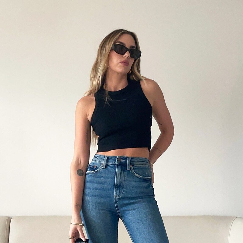 #PB Cut Out Cropped Top - passionbarn.com