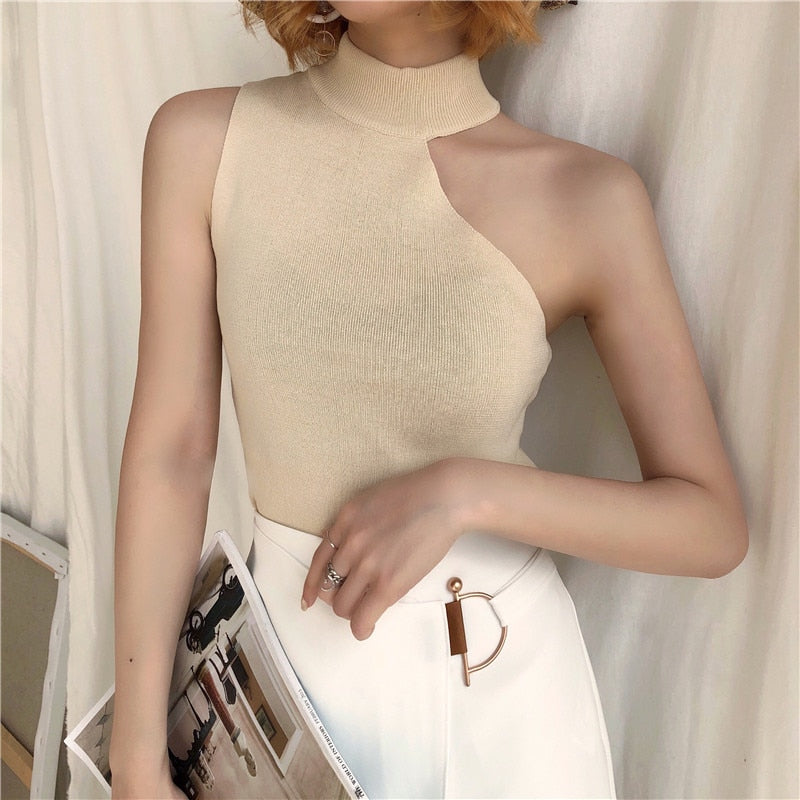 #PB Knitted Off Shoulder Top - passionbarn.com