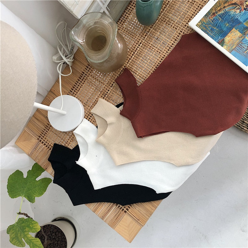 #PB Knitted Off Shoulder Top - passionbarn.com