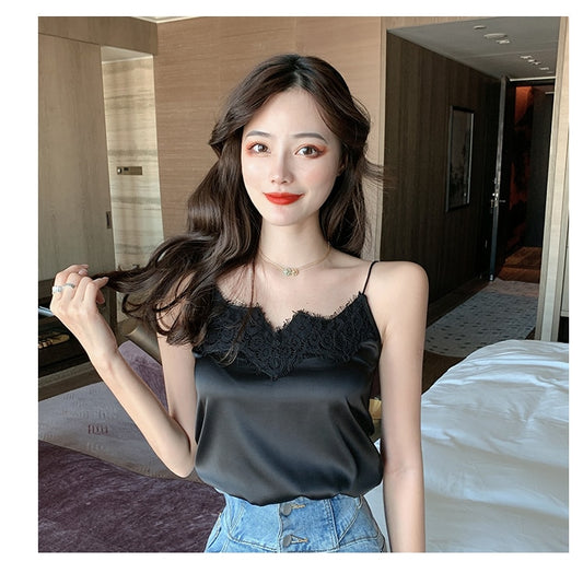 #PB V-Neck Sleeveless Crop Top - passionbarn.com