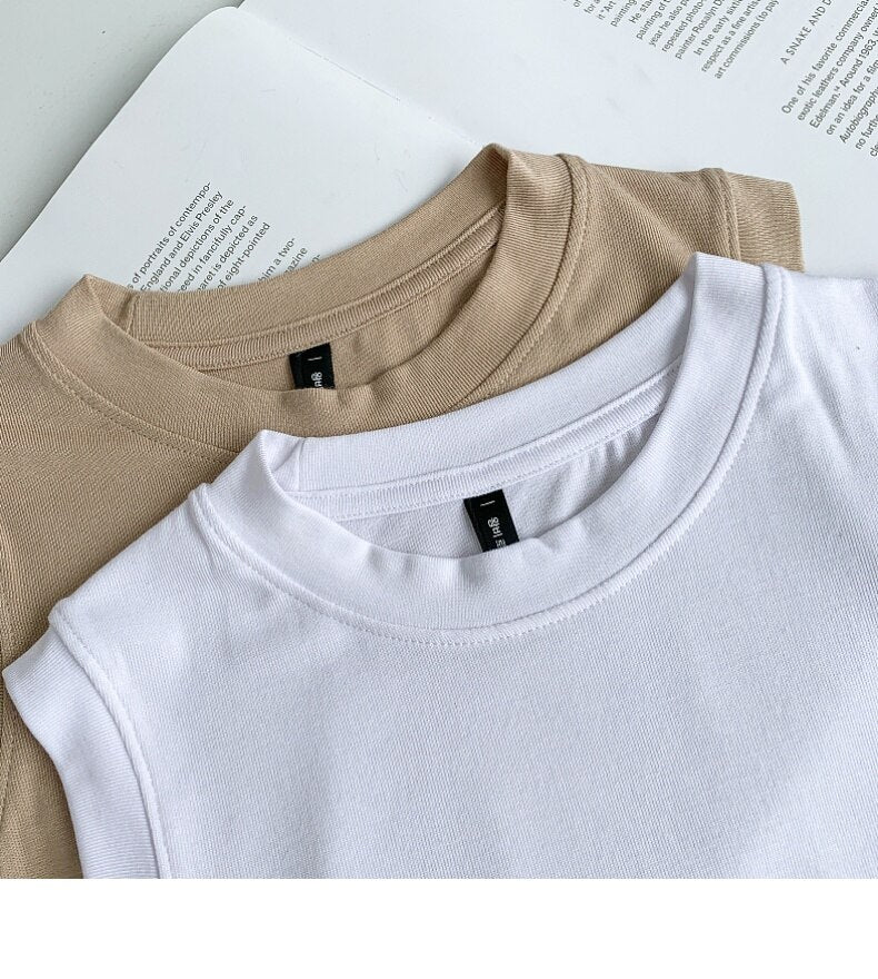 #PB Round Neck Ribbed Tank Top - passionbarn.com